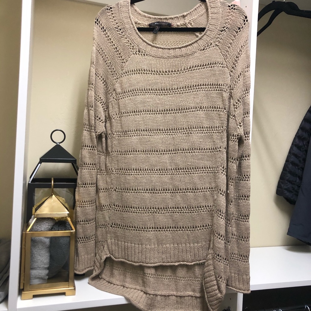 BCBG high low sweater szM